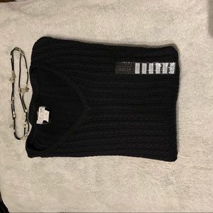 Alfred Sung NWOT black V-neck Sweater Size Large